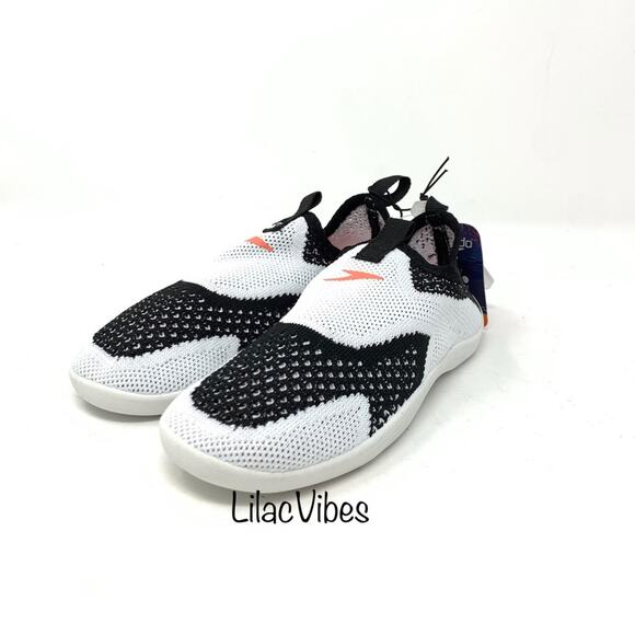 Speedo Surf Strider Water Shoes White Black Small Size 11/12 - Picture 6 of 6